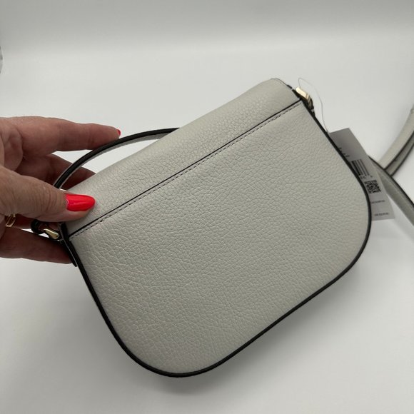 NWT Kate Spade Leila Mini Flap Crossbody - Quill Grey - Picture 4 of 11